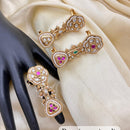 Jewel Addiction Exclusive Designer Gold Plated Pota and Pearl Ring