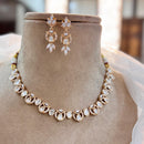 Jewel AddictionGold Polki Kundan Traditional Charm with Modern Elegance Necklace Set
