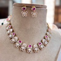 Jewel AddictionGold Polki Kundan Traditional Charm with Modern Elegance Necklace Set