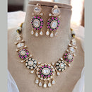 Jewel AddictionGold Polki Kundan Meenakari Traditional Charm with Modern Elegance Necklace Set