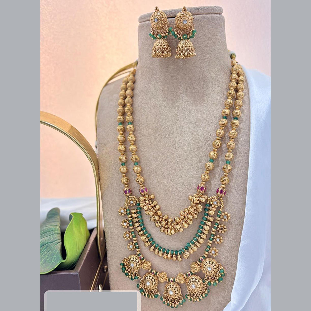 Jewel Addiction Gold Plated Necklace Set