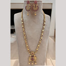 Jewel Addiction Gold Plated with Pota Sparkle Ethnic Glam Long Necklace Set