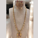 Jewel Addiction Gold Plated with Pota Sparkle Ethnic Glam Long Necklace Set