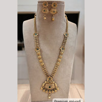 Jewel Addiction Gold Plated with Pota Sparkle Ethnic Glam Long Necklace Set