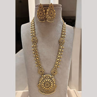 Jewel Addiction Gold Plated with Pota Sparkle Ethnic Glam Long Necklace Set