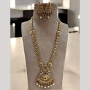 Jewel Addiction Gold Plated with Pota Sparkle Ethnic Glam Long Necklace Set