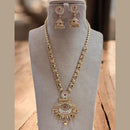 Jewel Addiction Ethnic Gold Plated Pota Stones Meenakari Style for Bridesmaids & Festive Occasions Long Necklace Set