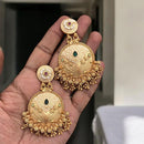 Jewel Addiction Elegant Gold Plated Pota Stone Dangler Earrings