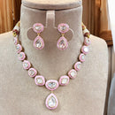 Jewel Addiction Gold Plated Polki Kundan Necklace Set