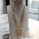 Jewel Addiction Gold Plated Pota Stone And Beads Long Necklace Set