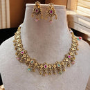 Jewel Addiction Gold Plated Pota Stone And Beads Necklace Set