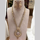 Jewel Addiction Gold Plated Pota Stone Long Necklace Set
