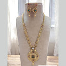 Jewel Addiction Gold Plated Pota Stone Long Necklace Set