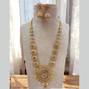 Jewel Addiction Gold Plated Pota Stone Long Necklace Set
