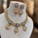 Jewel Addiction Gold Plated Pota And Pearls Necklace Set