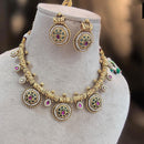 Jewel Addiction Gold Plated Pota And Pearls Necklace Set