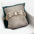 Jewel Addiction Gold Plated Pearl Bracelet