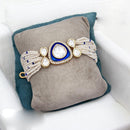 Jewel Addiction Gold Plated Polki Kundan Bracelet