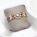 Jewel Addiction Gold Plated Polki Kundan Bracelet