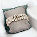 Jewel Addiction Gold Plated Polki Kundan Bracelet