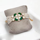 Jewel Addiction Gold Plated Polki Kundan Bracelet