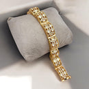 Jewel Addiction Gold Plated Polki Kundan Bracelet