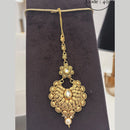 Jewel Addiction Gold Plated Pota Stone And Beads Maangtikka
