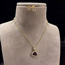 Jewel Addiction Gold Plated Polki Kundan Necklace Set