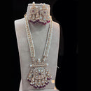 Jewel Addiction Gold Plated Polki Kundan Necklace Set