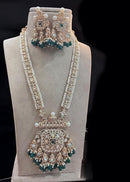 Jewel Addiction Gold Plated Polki Kundan Necklace Set