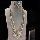 Jewel Addiction Gold Plated Polki Kundan Necklace Set
