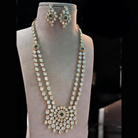 Jewel Addiction Gold Plated Polki Kundan Necklace Set