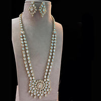 Jewel Addiction Gold Plated Polki Kundan Necklace Set