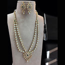 Jewel Addiction Gold Plated Polki Kundan Necklace Set