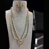 Jewel Addiction Gold Plated Polki Kundan Necklace Set
