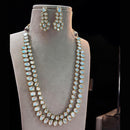 Jewel Addiction Gold Plated Polki Kundan Necklace Set