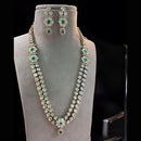 Jewel Addiction Gold Plated Polki Kundan Necklace Set