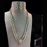 Jewel Addiction Gold Plated Polki Kundan Necklace Set