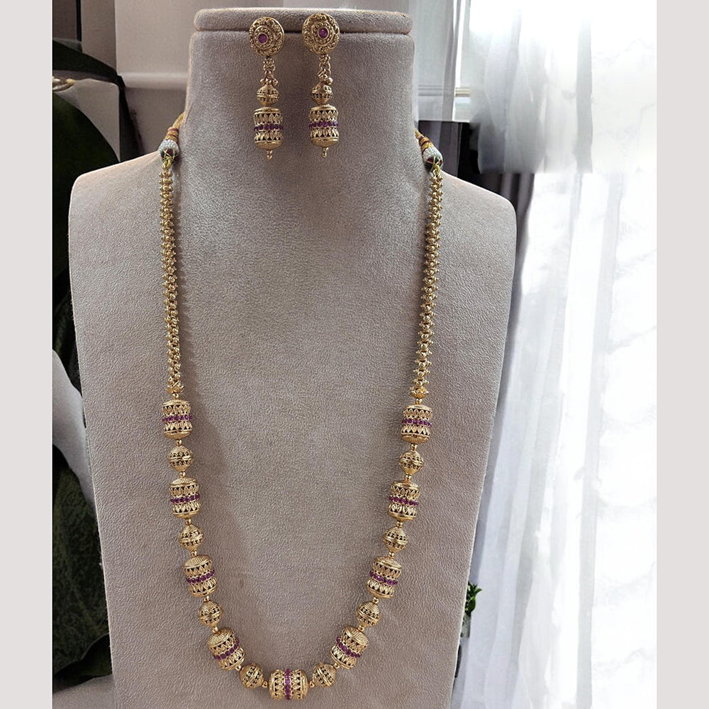 Jewel Addiction  Cultural Chic Pota Stone Long Necklace Set