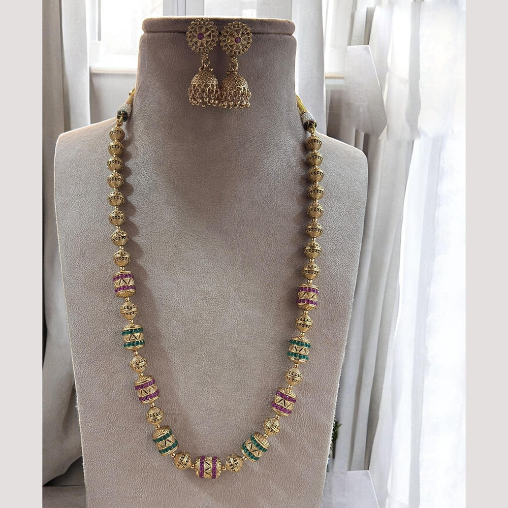 Jewel Addiction  Cultural Chic Pota Stone Long Necklace Set