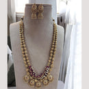 Jewel Addiction  Cultural Chic Pota Stone And Pearl Long Necklace Set