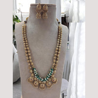 Jewel Addiction  Cultural Chic Pota Stone And Pearl Long Necklace Set