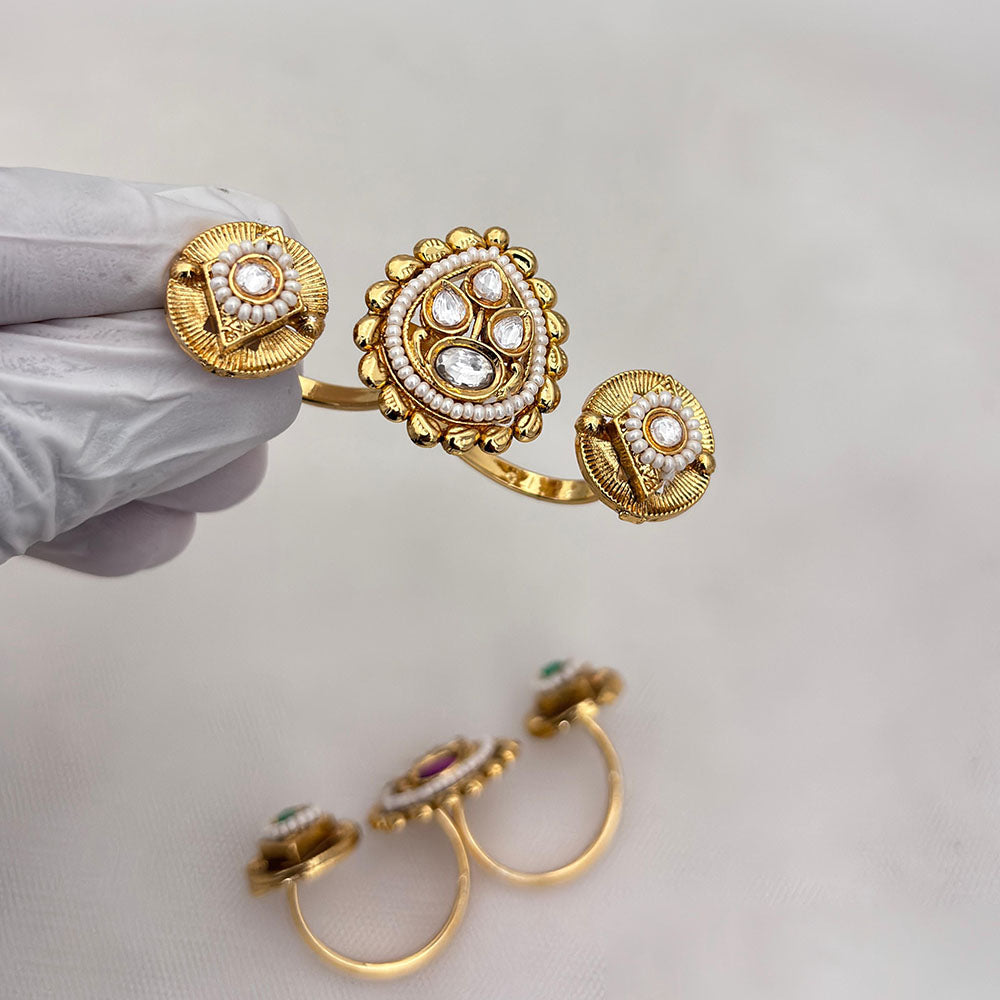 Jewel Addiction Exclusive Designer Pota and Pearl Ring