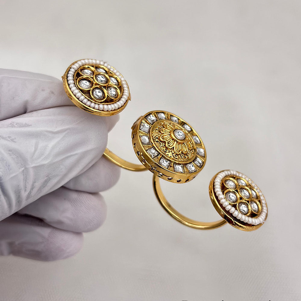 Jewel Addiction Exclusive Designer Pota and Pearl Ring