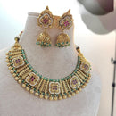 Jewel Addiction Heritage Spark Pota Stone And Pearl Necklace Set