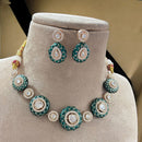 Jewel Addiction Color & Shine Crystal And Austrain Stone Meenakari Necklace Set
