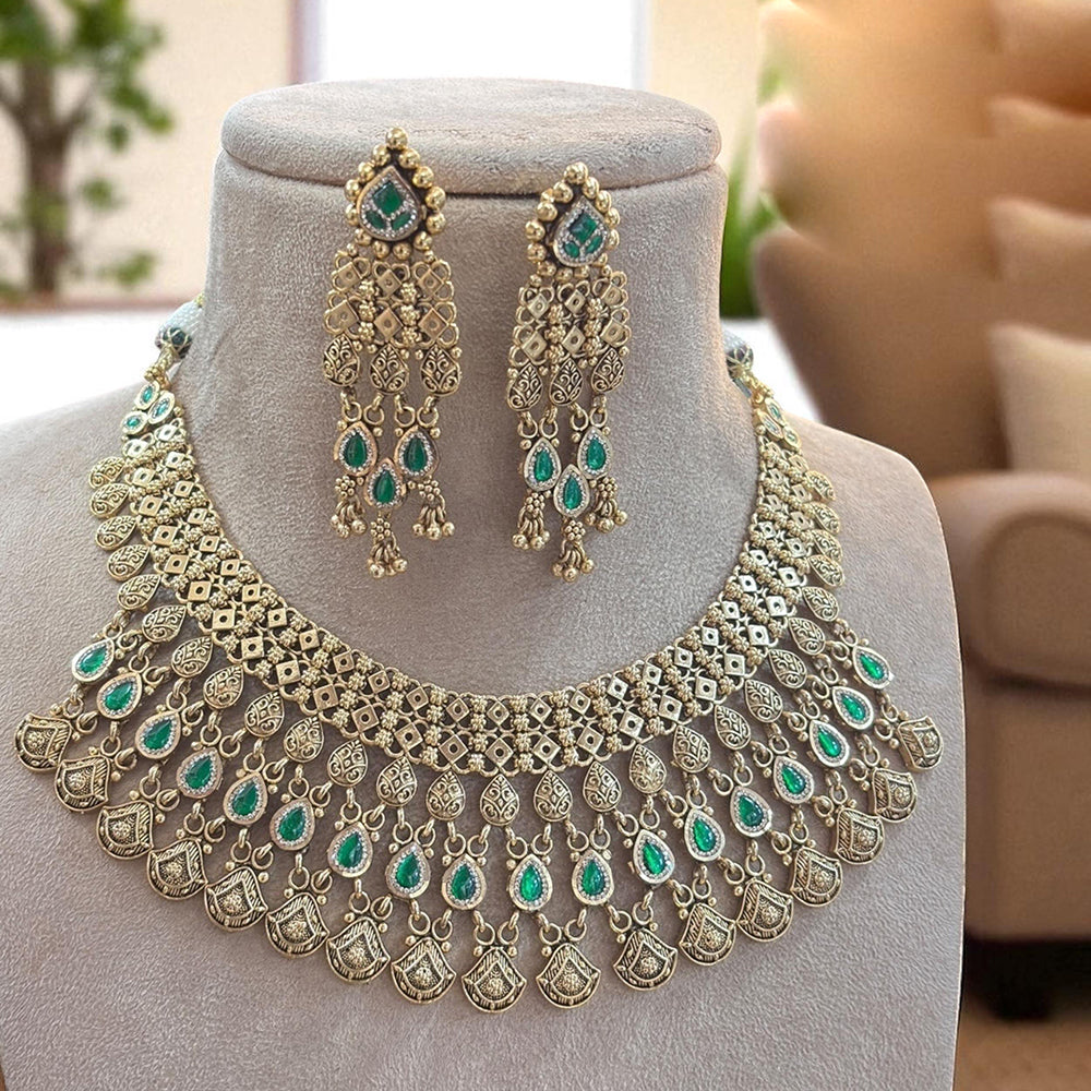 Jewel Addiction Royal Roots Pota Stone Modern Shine Necklace Set