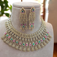 Jewel Addiction Royal Roots Pota Stone Modern Shine Necklace Set