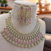 Jewel Addiction Royal Roots Pota Stone Modern Shine Necklace Set