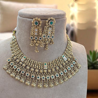 Jewel Addiction Trend Meets Tradition Pota Stone Modern Shine Necklace Set